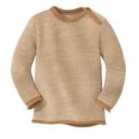 Disana Melange-Pullover aus Schurwolle kbT