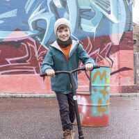 Disana Kinder Outdoor-Walkjacke aus Wolle kbT/Baumwollfutter