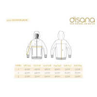 Disana Kinder Outdoor-Walkjacke aus Wolle kbT/Baumwollfutter