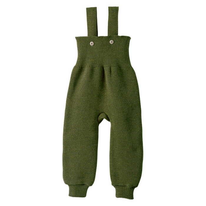 Disana Baby Strick-Trägerhose aus Schurwolle kbT