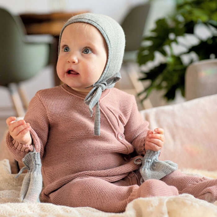 Disana Baby Strick-Overall Schurwolle kbT GOTS