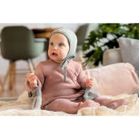 Disana Baby Strick-Overall 62/68 rosé Schurwolle kbT GOTS