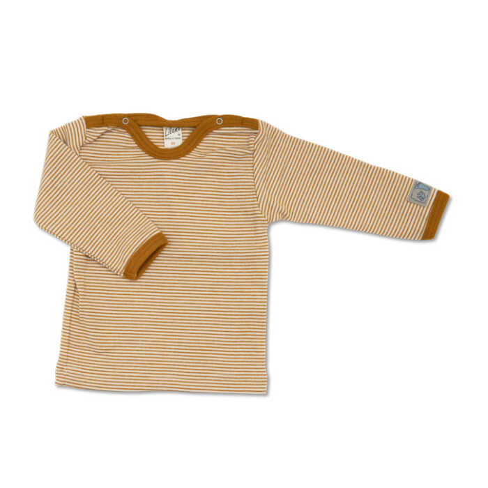 Lilano Shirt Ringel 86 curry Wolle kbT/Seide