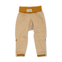 Lilano Nabelbundhose mit Beinumschlag 80 curry ringel