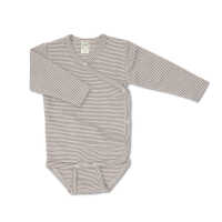 Lilano Baby Wickelbody 68 mauve aus Wolle kbT/Seide