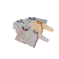 Lilano Shirt Ringel,Druckknopfl. 56 mauve  Wolle kbT/Seide
