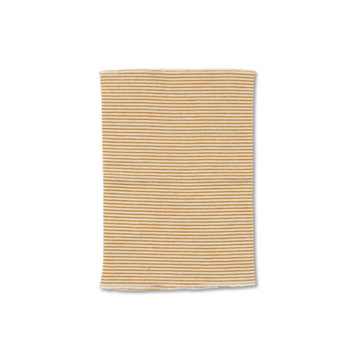 Lilano Schlauchschal Gr.2 curry Wolle/Seide geringelt