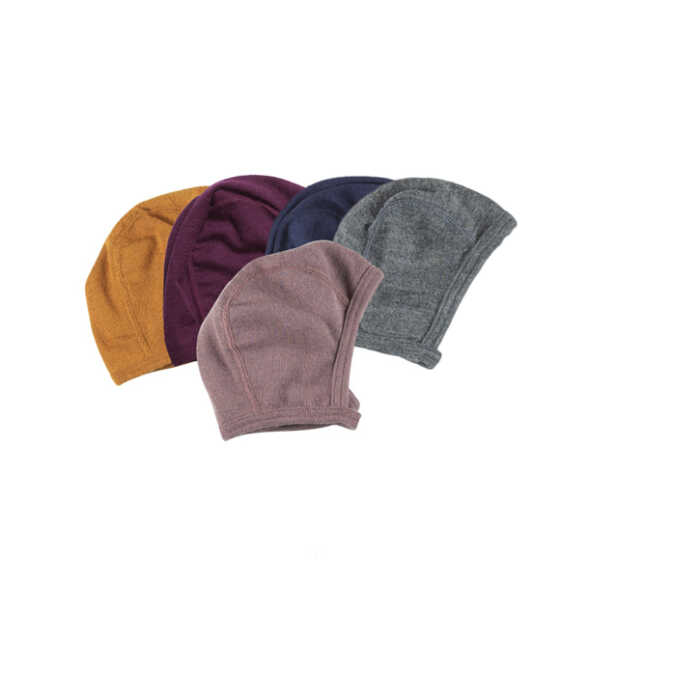 Lilano Erstlingsmütze mauve 56 Wolle kbT/Seide