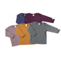 Lilano Shirt UNI 56 mauve Wolle kbT/Seide