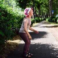 Lilano Unterhose lang 92 mauve Wolle kbT/Seide