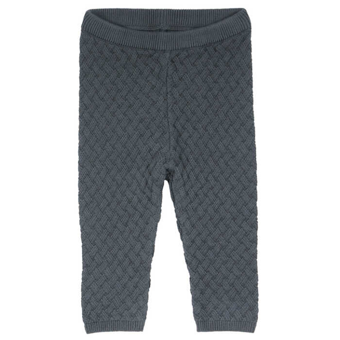 Freds World Knit weave pants baby Strickhose Stormy blue CO/100