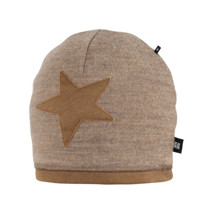 PurePure Mini Beanie Feinstrick aus Merinowolle kbT