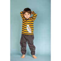 Sense Organics KAITO Pant lined dunkelgrau 4Y