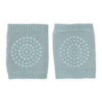 GoBabyGo OS Dusty Blue Krabbel Kniepads aus Baumwolle