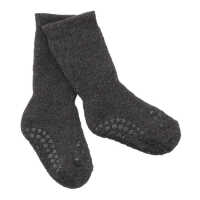 GoBabyGo 20-22 Dark Grey Melange Stoppersocken aus Baumwolle