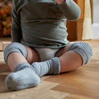 GoBabyGo 23-26 Grey Melange Stoppersocken aus Baumwolle