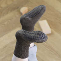 GoBabyGo 20-22 Brown Melange Stoppersocken aus Wolle