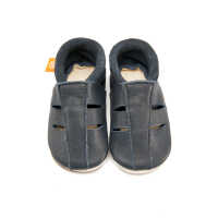 Orangenkinder Amigo Sandale 24.25 blau Bio Nappaleder
