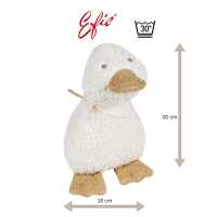 Efie Ente groß weiß/beige