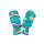 Frugi SNOW AND SKI MITTENS blau 8-10 Jahre