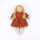 ChimpyToys Puppe Lisa nach Waldorf Art nach Waldorf Art Stoffpuppe montessori 30cm