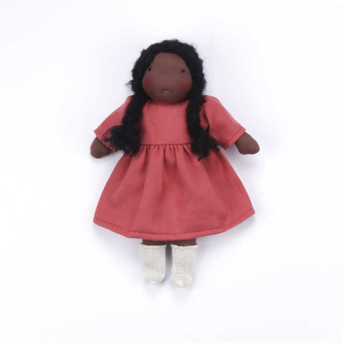 ChimpyToys Puppe Sarah nach Waldorf Art Stoffpuppe montessori 30cm
