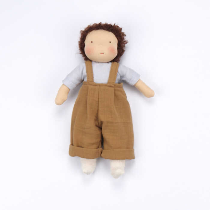 Chimpytoys Puppe Tommy nach Waldorf Art Stoffpuppe montessori 30cm