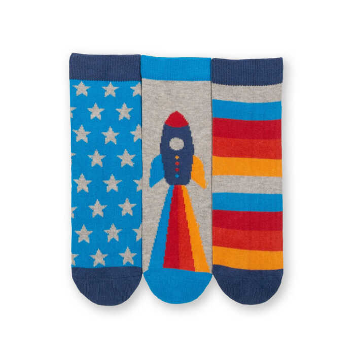 Kite Moon Mission Kinder Socken EU 26-30.5 Multi GOTS