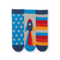 Kite Moon Mission Kinder Socken EU 26-30.5 Multi GOTS