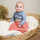Iobio Strampelsack raspberry 0-6m Musselin GOTS einlagig