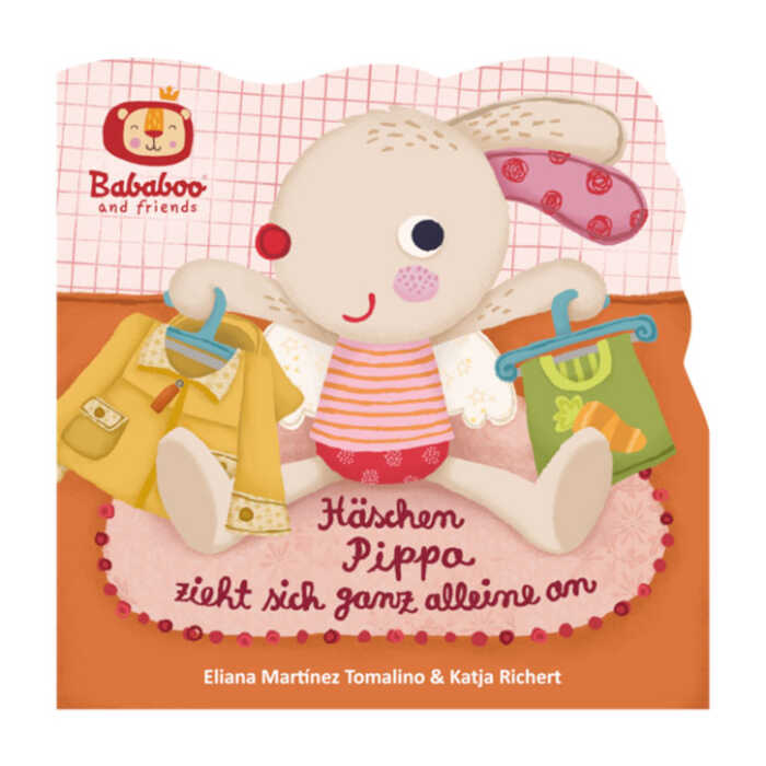 Bababoo Charakterbuch ab 18 Monaten (Häschen Pippa zieht sich ganz alleine an)
