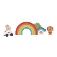Bababoo Stapel- und Figurenspiel (Zauberhafter Regenbogen)