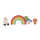 Bababoo Stapel- und Figurenspiel (Zauberhafter Regenbogen)
