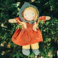 Chimpytoys Lili nach Waldorf Art Stoffpuppe montessori 30cm