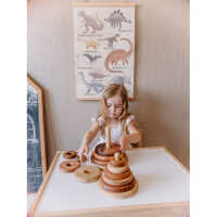 Chimpytoys Kinder Stapelturm 8 Stk. Holz