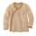 Disana Melange-Jacke 74/80 Karamell-Natur aus Schurwolle kbT
