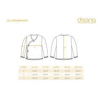 Disana Melange-Jacke 74/80 Orange-Cassis aus Schurwolle kbT