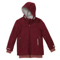 Disana Outdoor-Jacke 122/128 Cassis aus Schurwolle kbT