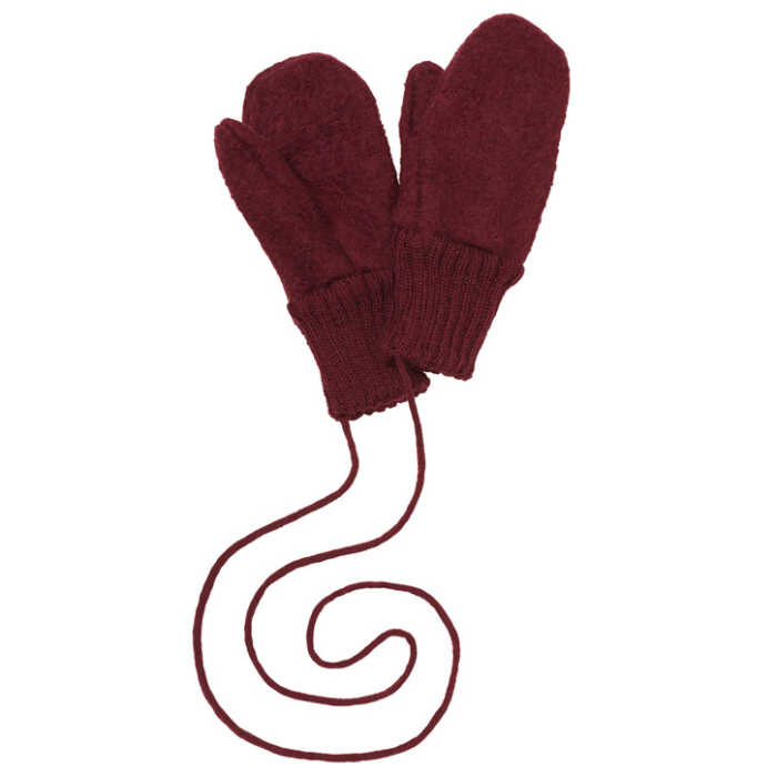Disana Walk-Handschuhe Gr.1 Cassis aus Schurwolle kbT