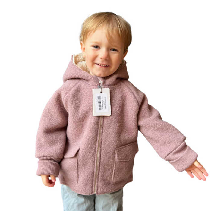 Halfen Walk-Winterjacke mit Teddy 110/116 mauve/teddy