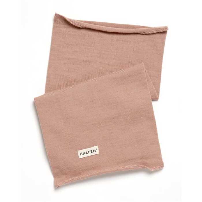 Halfen Strick-Loopschal onesize rose Merinowolle Kinder