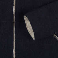 Halfen Unisex Walkjacke Kristian/Kristina L marine/natur