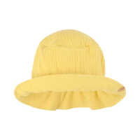 PurePure Mini-Schlapphut Mull 47/49 banana-cream GOTS...