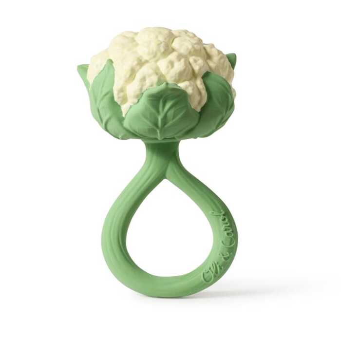 Oli&Carol Cauliflower Rattle Toy Baby Rassel