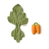 Oli&Carol Cathy the Carrot Mini Doudou-Teether Baby Greifling