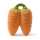 Oli&Carol Cathy the Carrot Mini Doudou-Teether Baby Greifling
