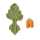 Oli&Carol Cathy the Carrot Mini Doudou-Teether Baby Greifling