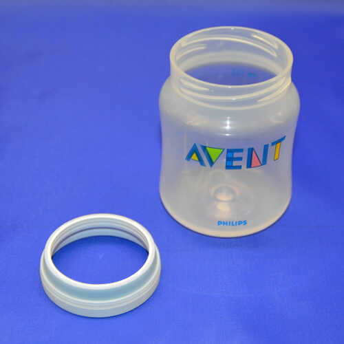 PP Classicflasche, Flaschenkörper mit Ring, SCF680/17, 125ml