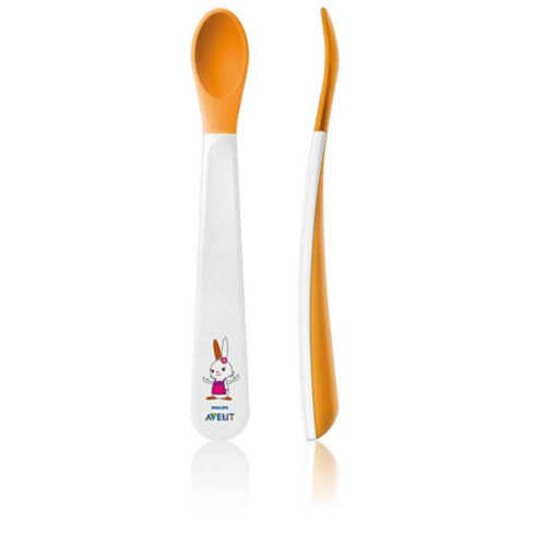 Fütterlöffel orange, 1 Stück