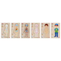 Goki Schichtenpuzzle Junge 4+ aus Holz